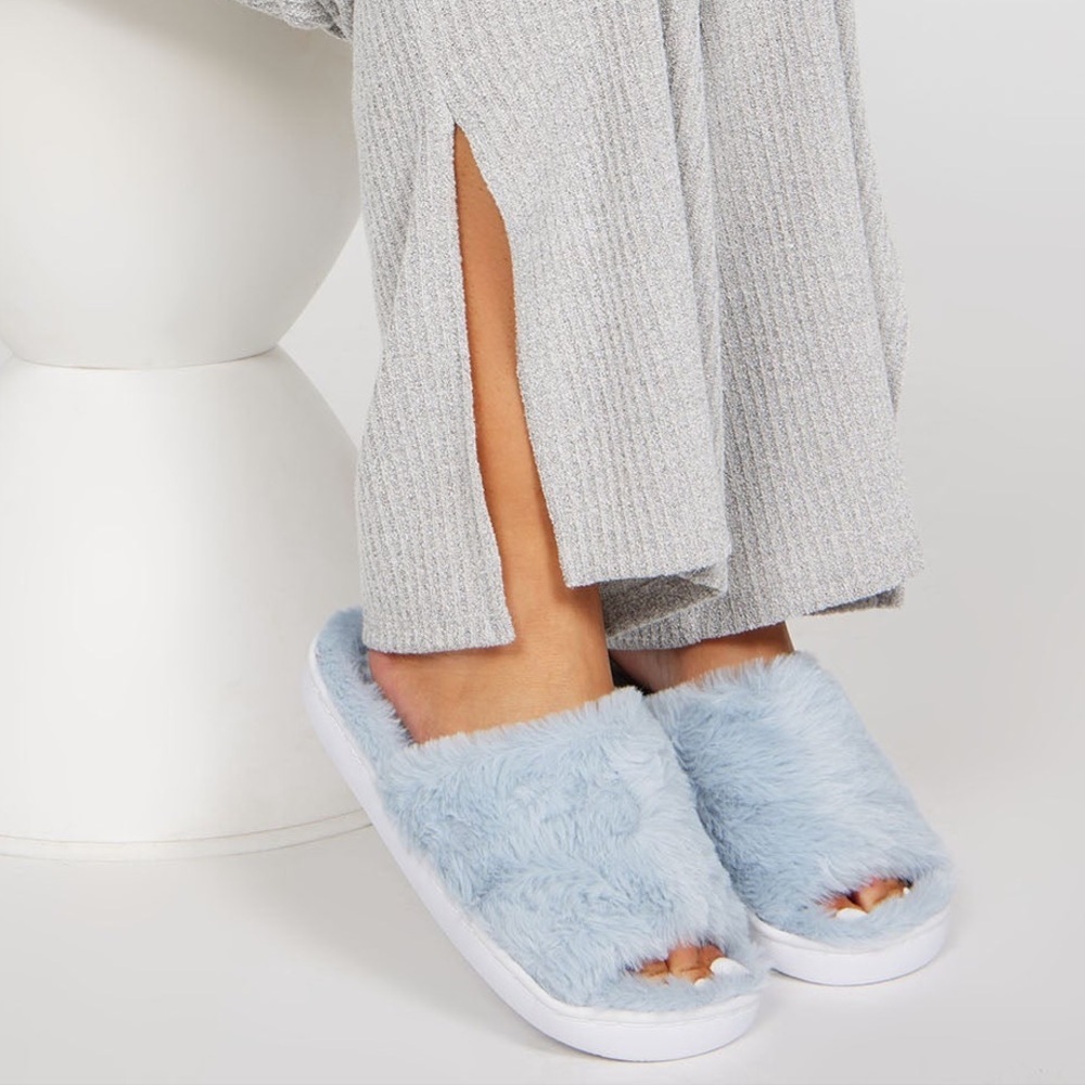 Blue causal slides-Women - Picture 4 of 7